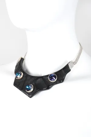 Crystal Carved Collar Necklace