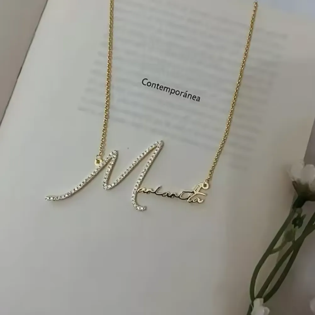 Crystal Signature Custom Necklace