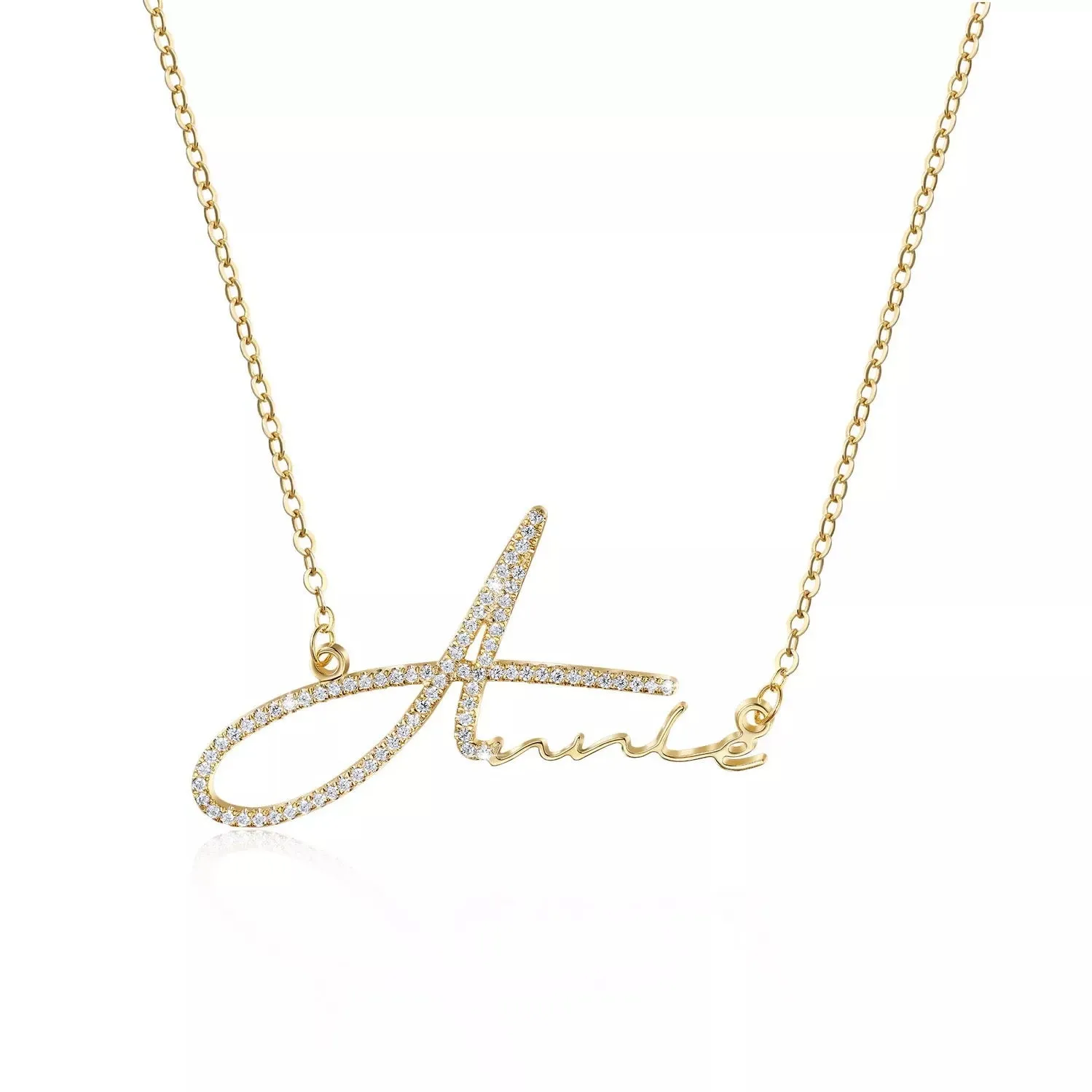 Crystal Signature Custom Necklace