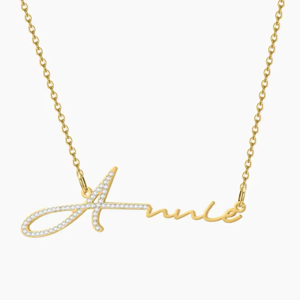 Crystal Signature Custom Necklace
