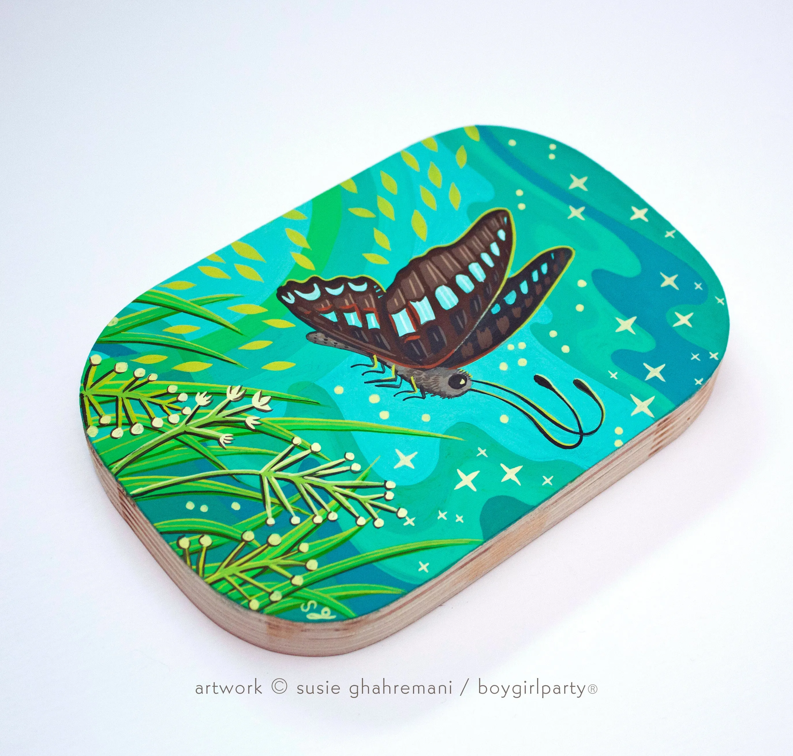 Cuckoo Bird Original Painting -- Artwork by Susie Ghahremani
