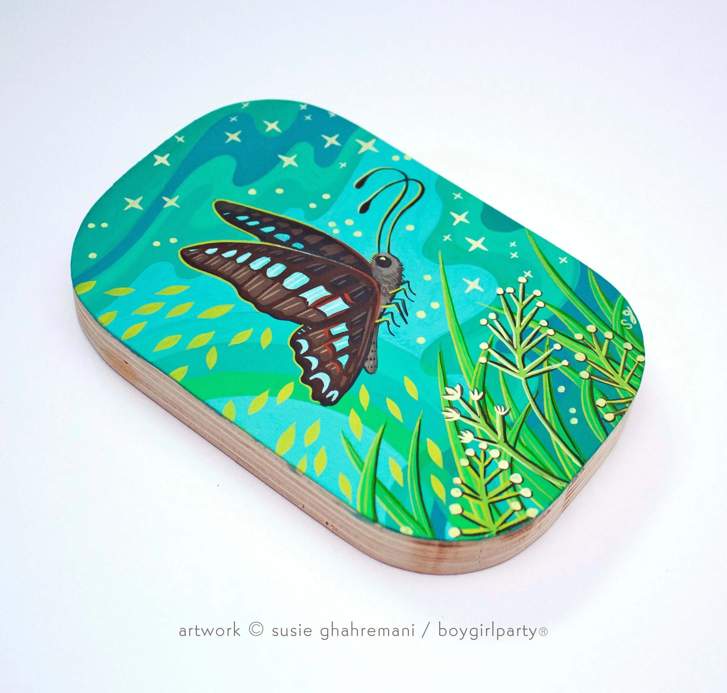 Cuckoo Bird Original Painting -- Artwork by Susie Ghahremani