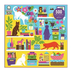 Curious Cats 500 Piece Jigsaw Puzzle