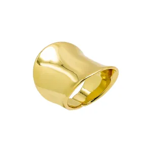 Curved Wide Graduated Statement Ring
