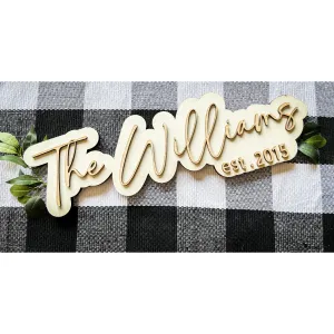 Custom Layered Sign
