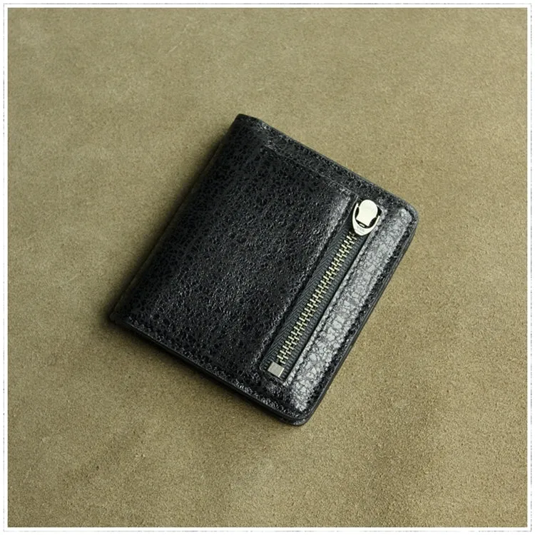 Cute Women Green Leather Small Bifold Wallet Billfold Wallet with Coin Pocket For Women