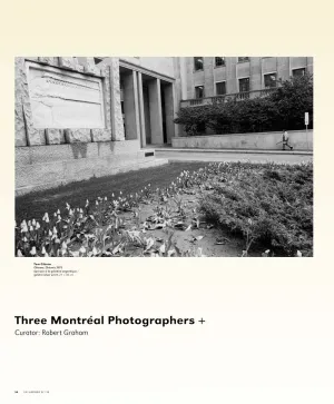 CV118 - Robert Graham, Trois Photographes Montréalais   — Zoë Tousignant