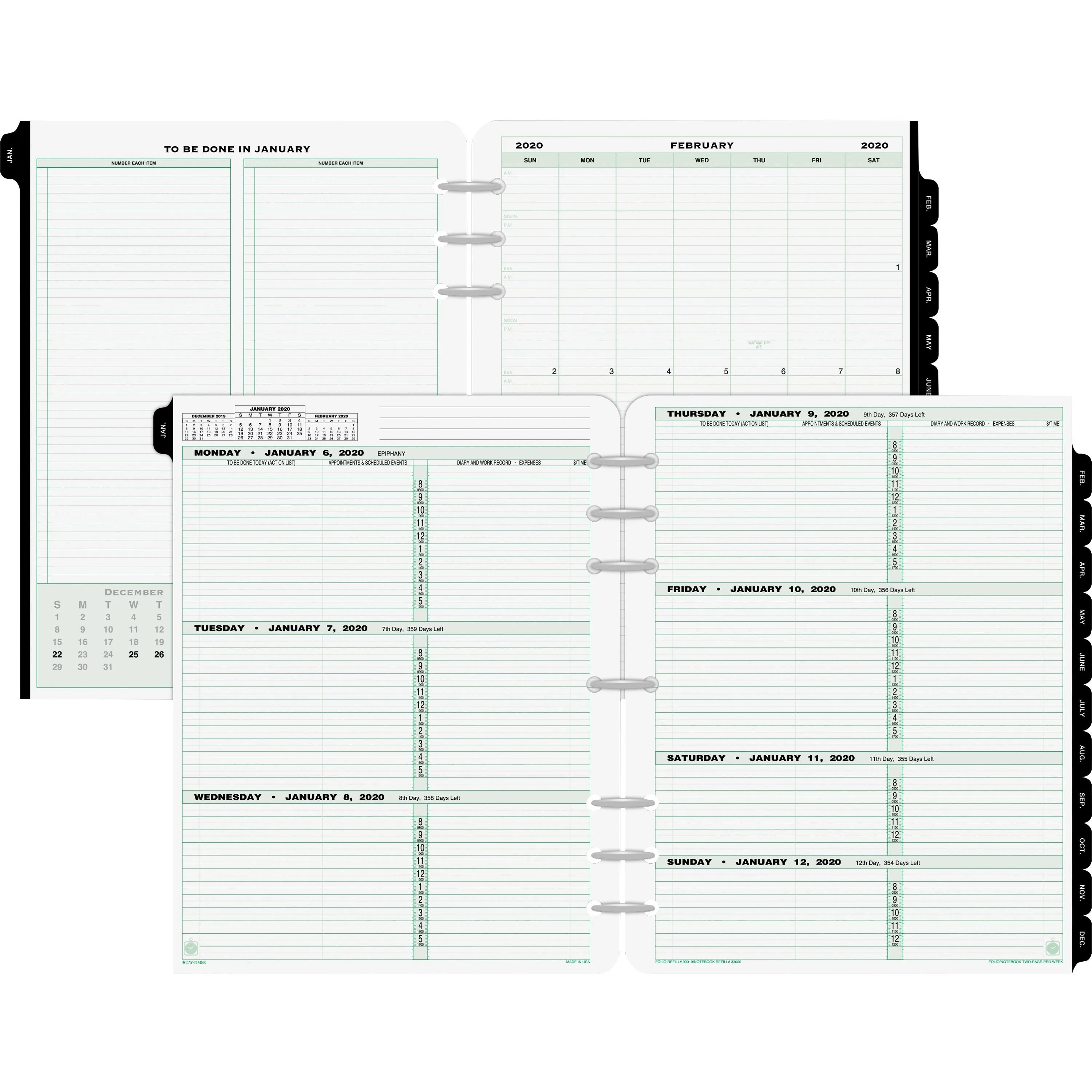 Day-Timer Original Planner Folio Size Refill