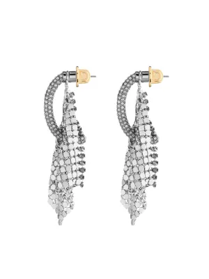 Demarson Stevie 2.0 Earring in Silver/Crystal