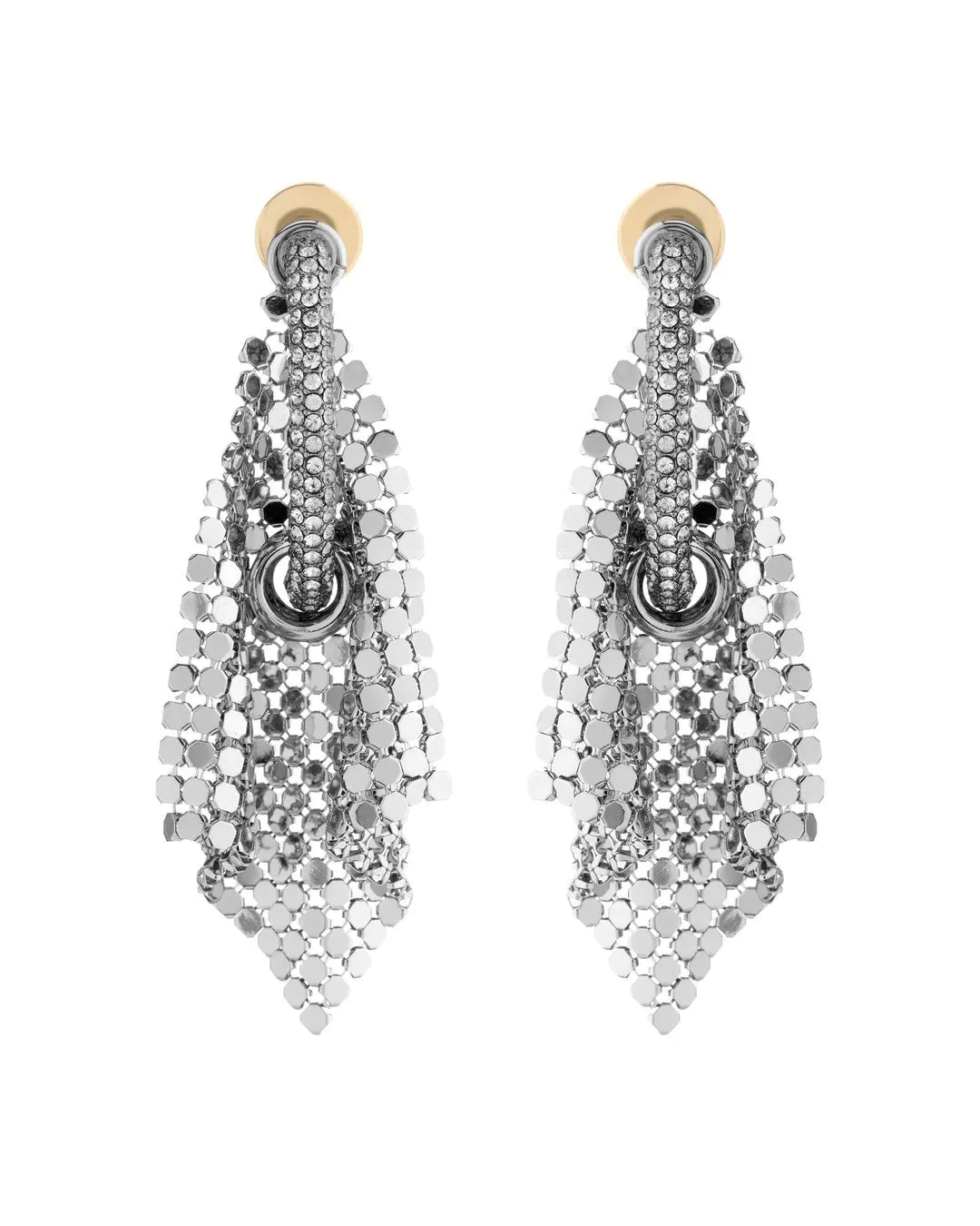 Demarson Stevie 2.0 Earring in Silver/Crystal