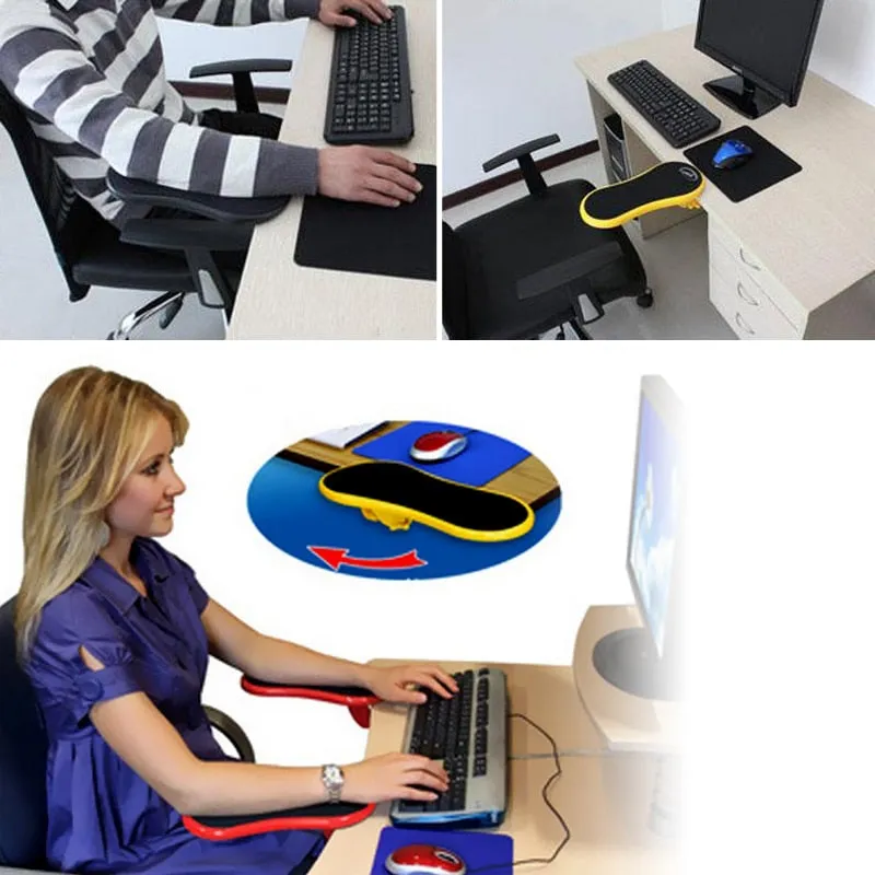 Desk Attachable Arm Wrist Rests Support
