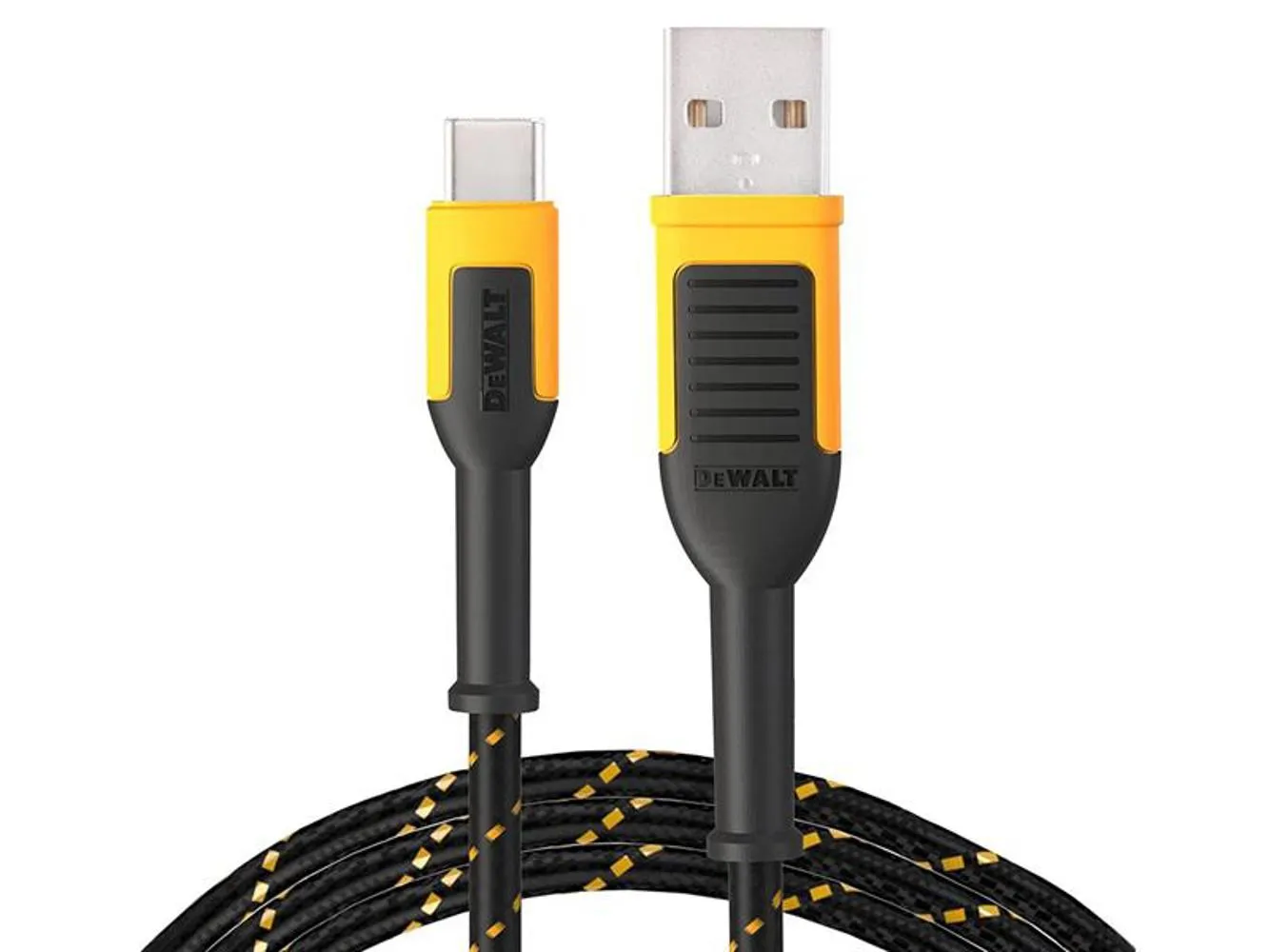 Dewalt Telecoms Usb A To Usb C Reinforced Charging Cable 1.8M (6Ft)