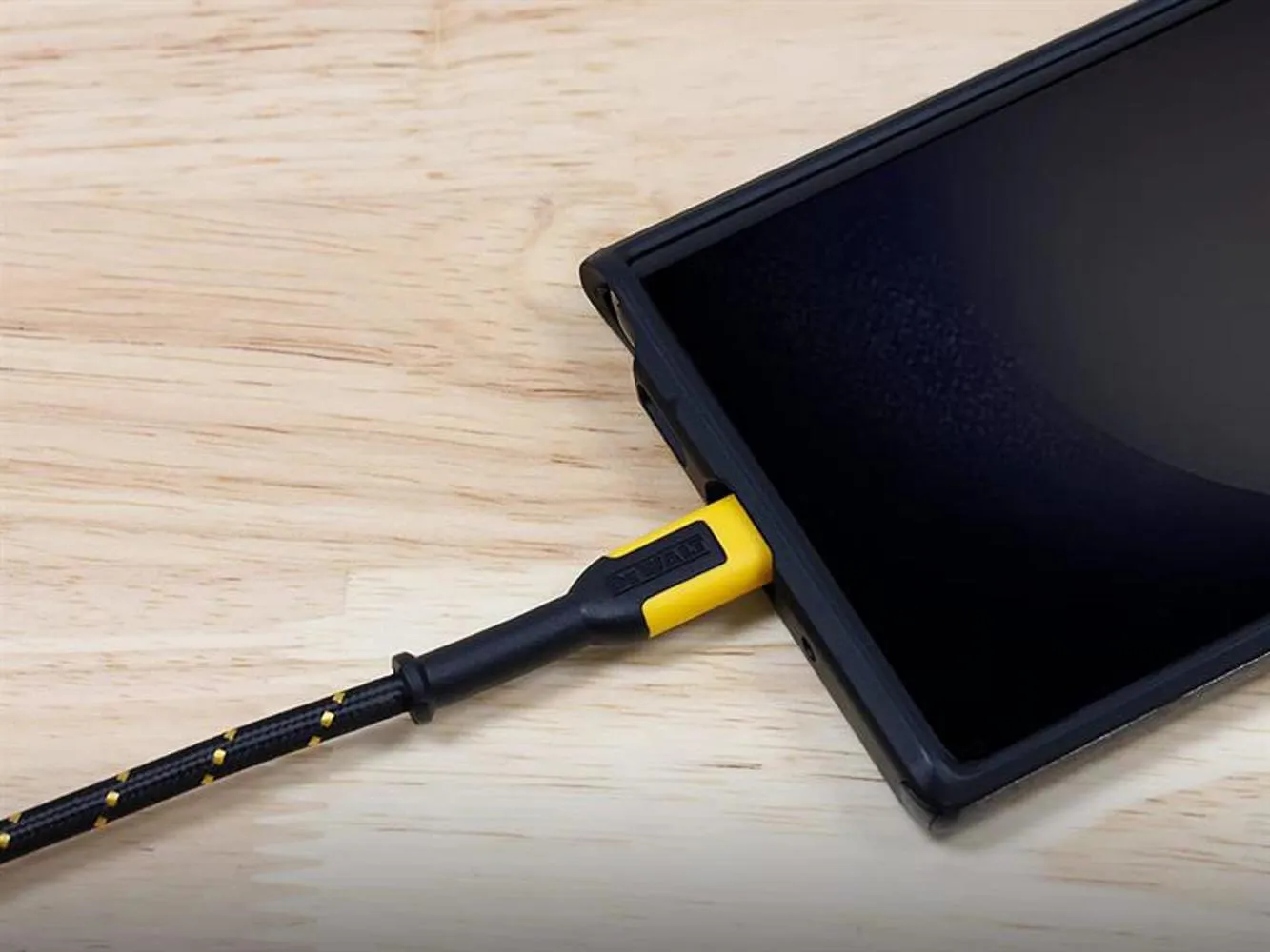 Dewalt Telecoms Usb A To Usb C Reinforced Charging Cable 1.8M (6Ft)