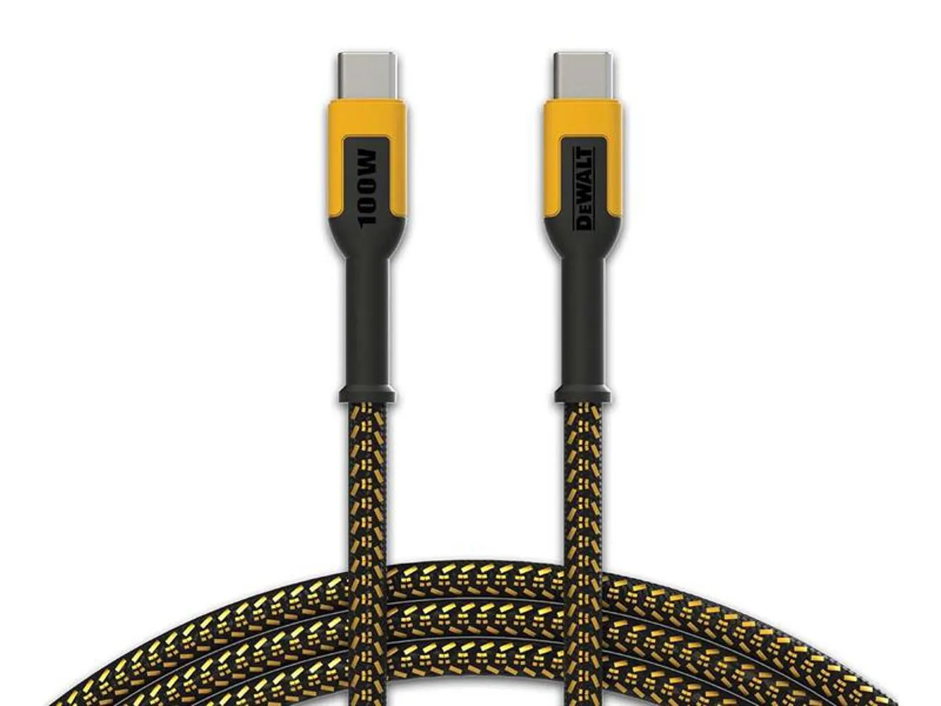 Dewalt Telecoms Usb C To Usb C 100W Reinforced Charging Cable 1.2M (4Ft)
