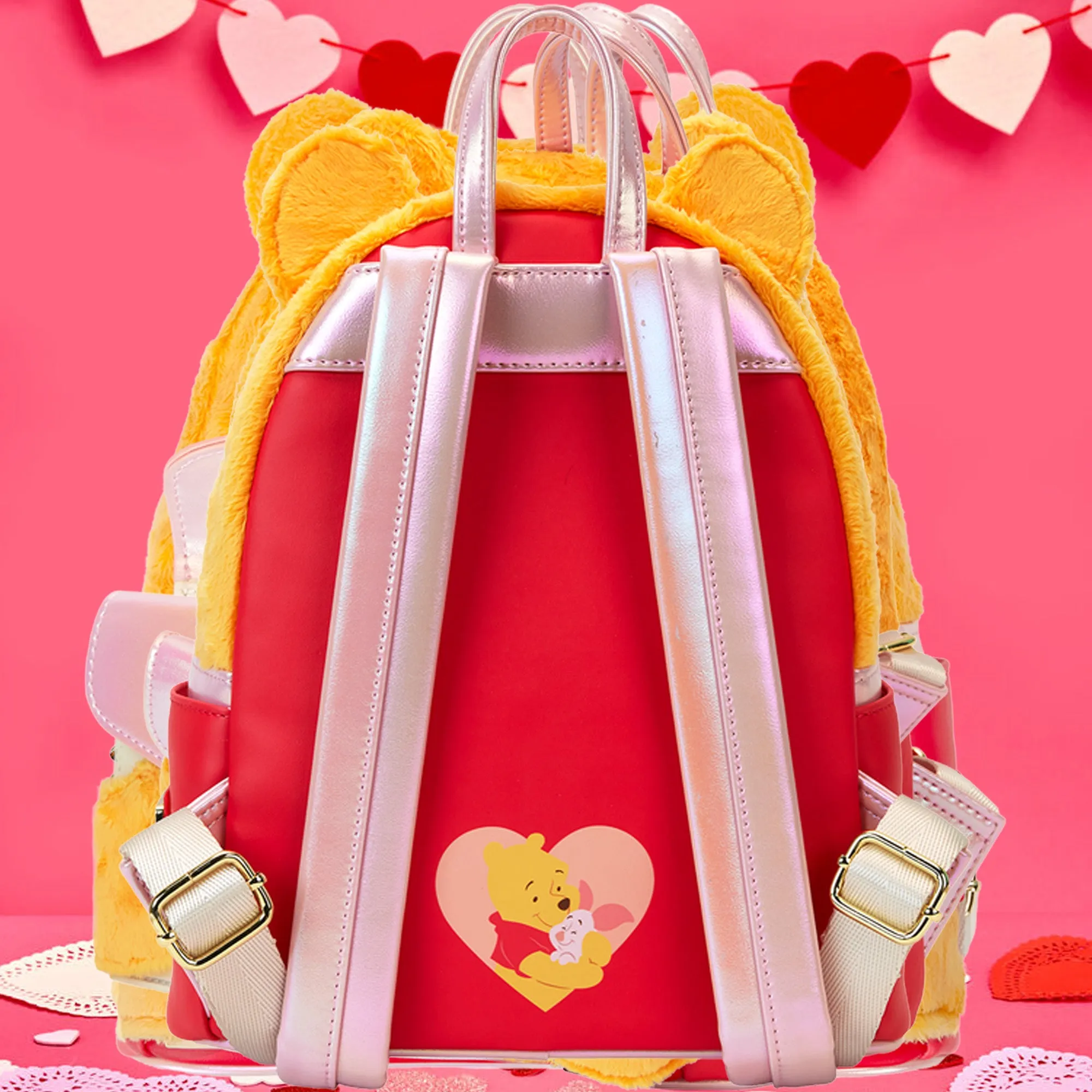 Disney Loungefly Winnie The Pooh & Piglet Love Letter Cosplay Mini Backpack