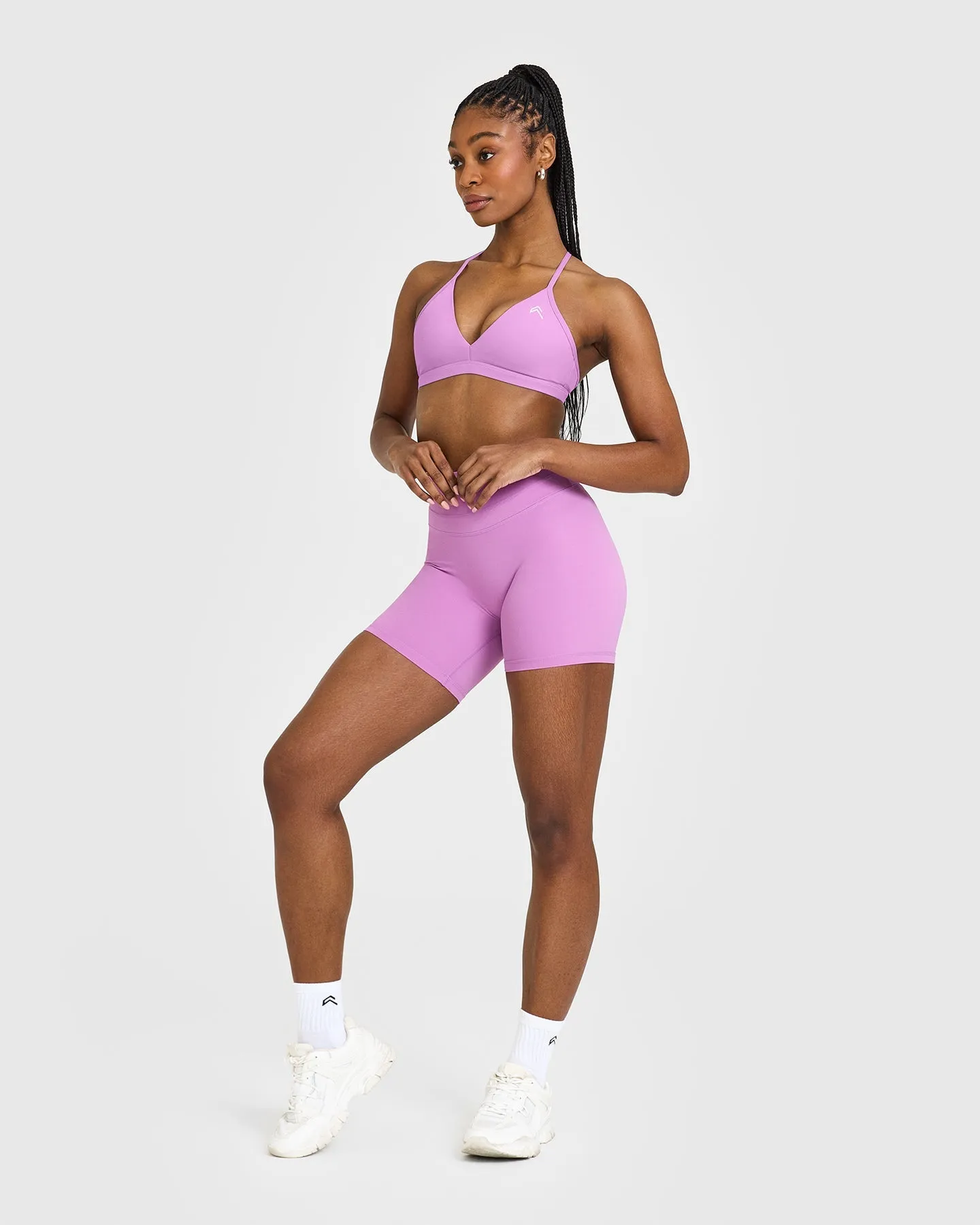 EasyLift™ Ultra Minimal V Neck Bralette | Orchid Purple