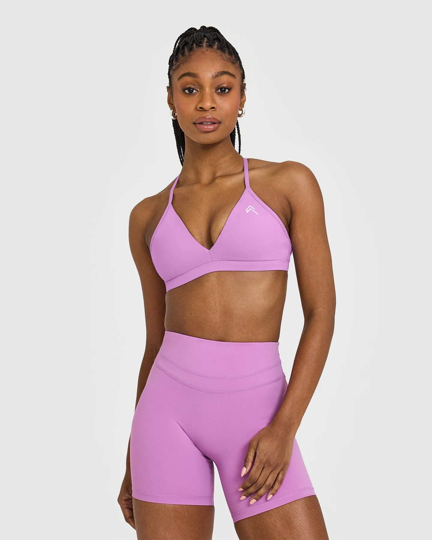 EasyLift™ Ultra Minimal V Neck Bralette | Orchid Purple