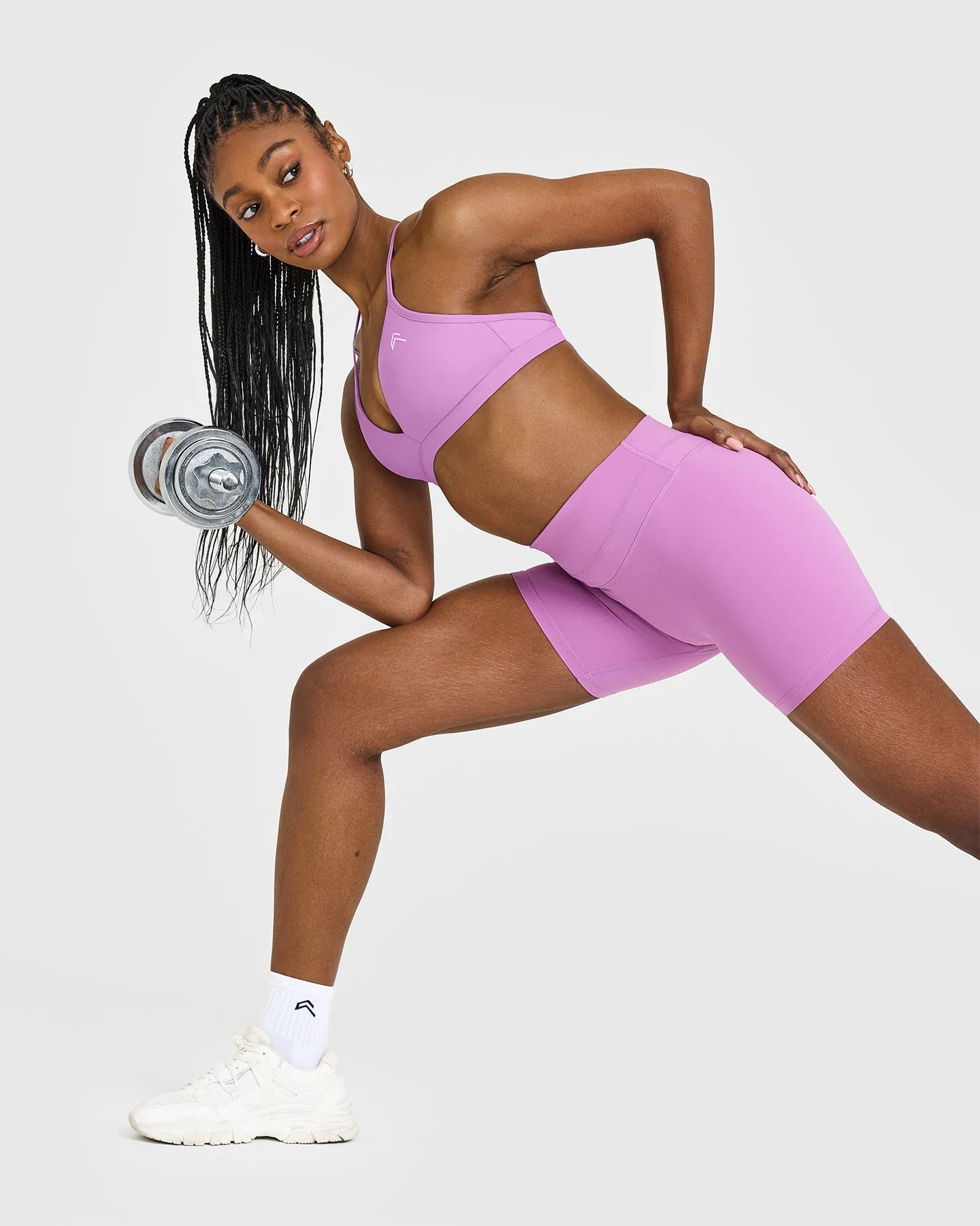 EasyLift™ Ultra Minimal V Neck Bralette | Orchid Purple
