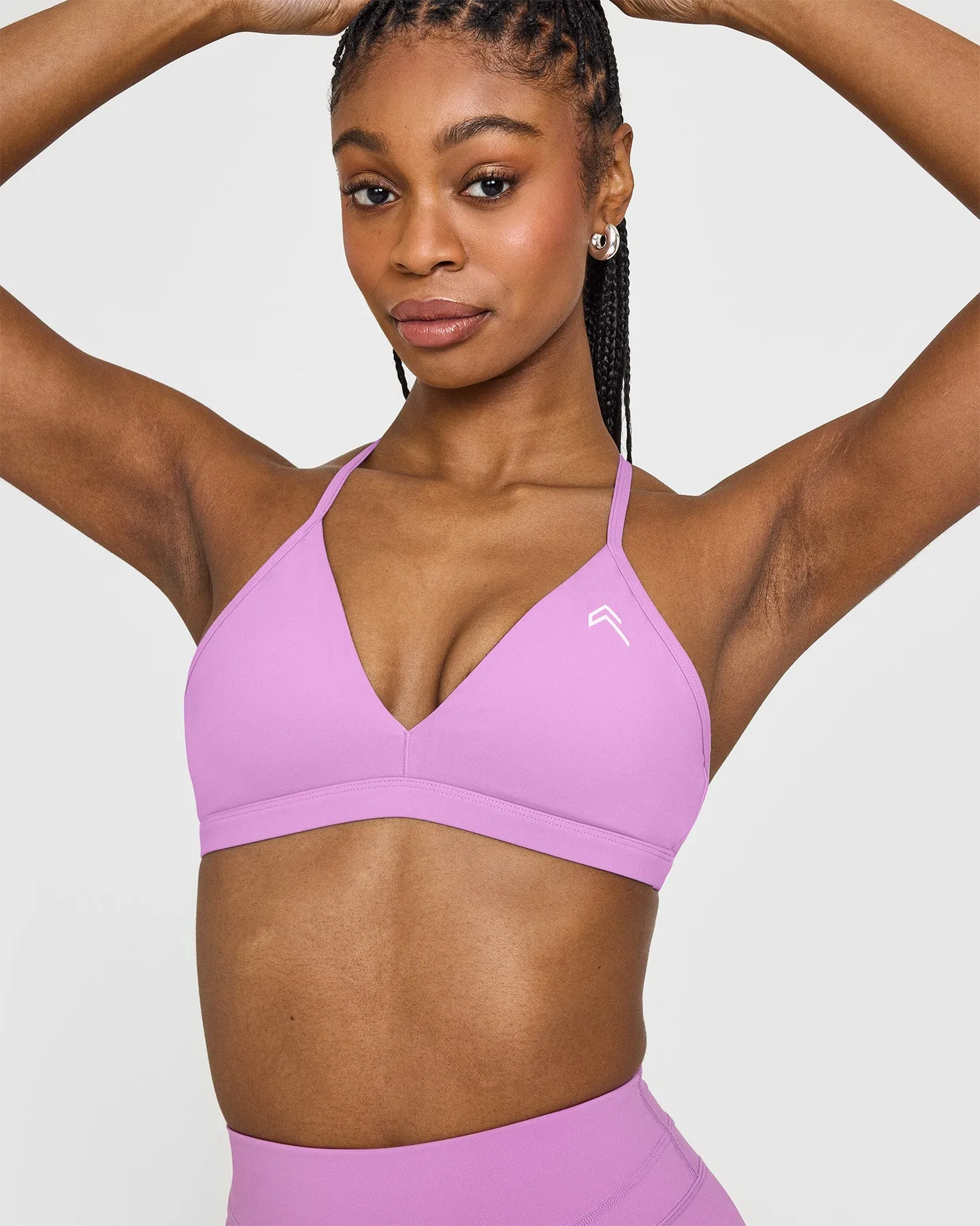 EasyLift™ Ultra Minimal V Neck Bralette | Orchid Purple