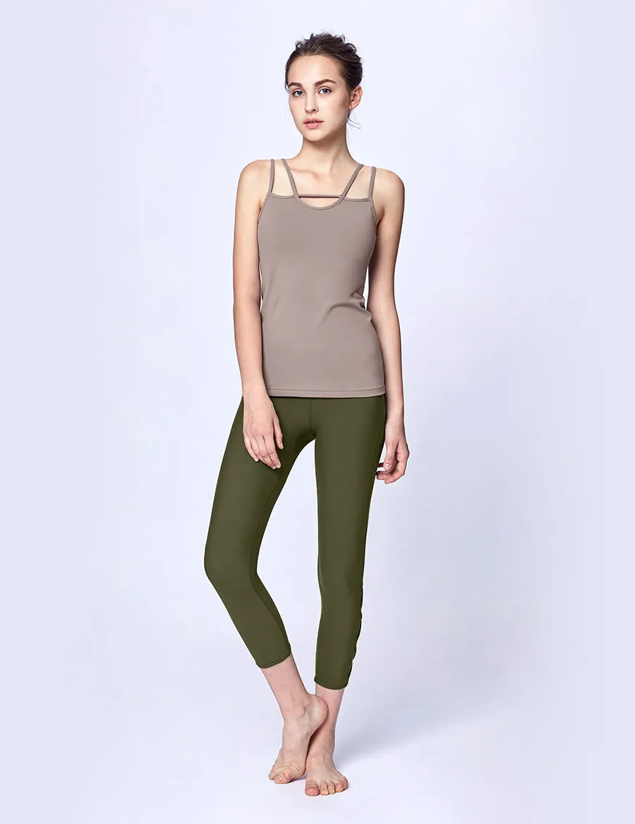 easyoga LA-VEDA Being True Tank - C7 Khaki