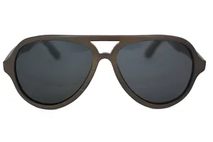 Ebony Bamboo Aviator Sunglassess - Clark
