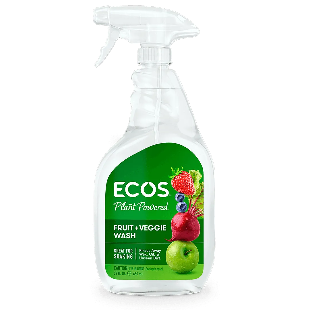 ECOS Fruit   Veggie Wash 22oz/650ml Exp: