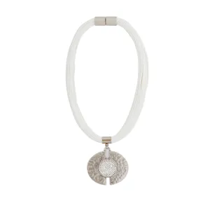 Elizabeth White statement necklace