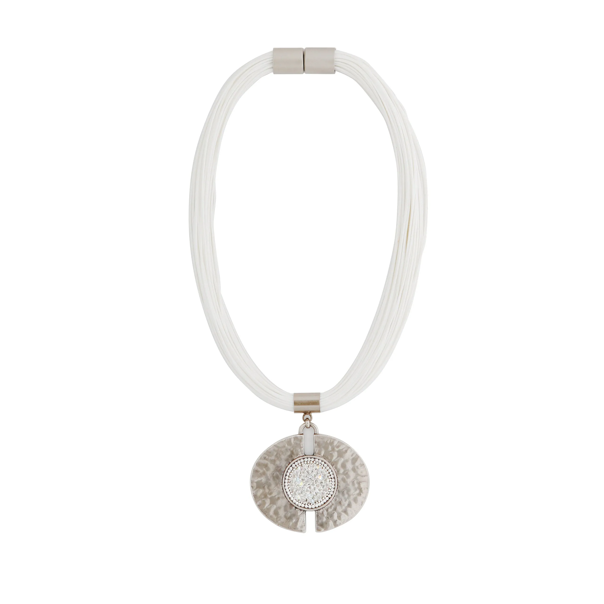 Elizabeth White statement necklace