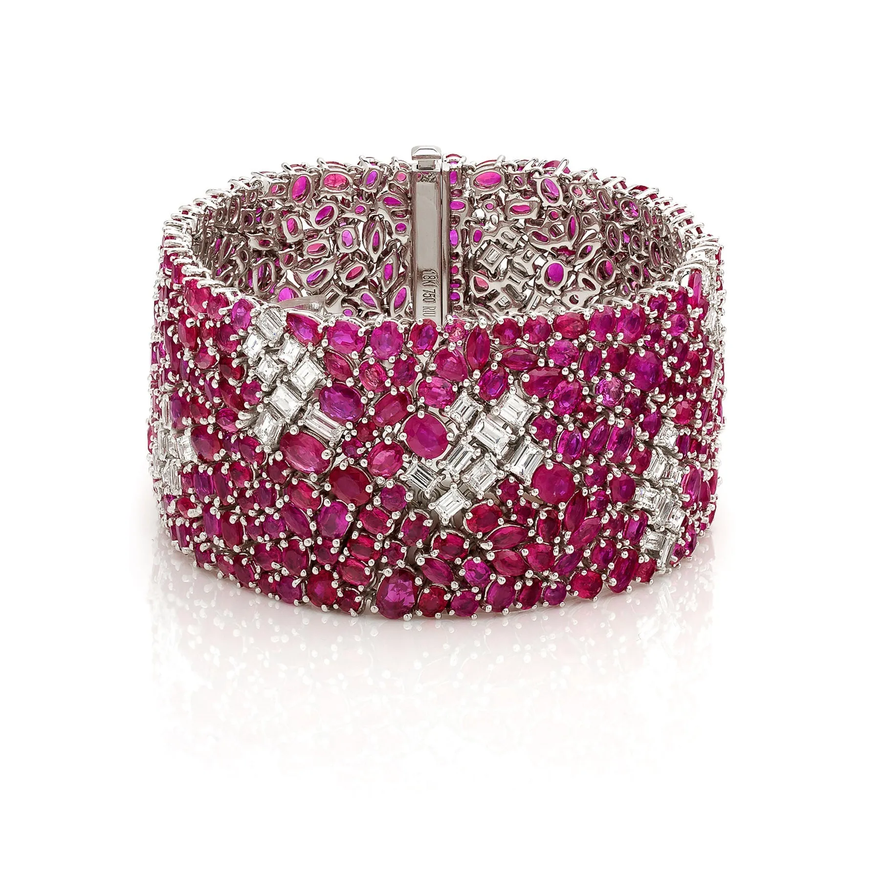 Enchanted Evening Hyperion Ruby Statement Bracelet