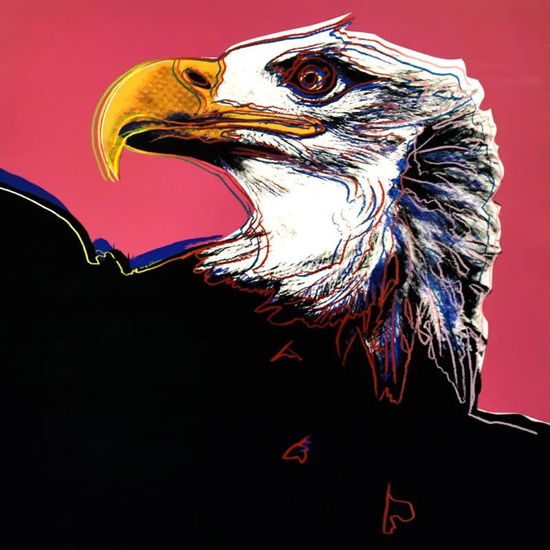 Endangered Species Portfolio  BALD EAGLE, FSIIB 296 (Trail Proof), 1983 by ANDY Warhol