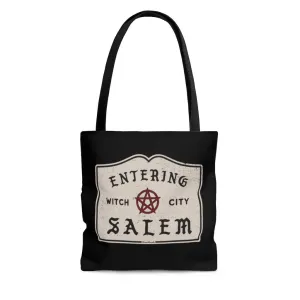 Entering Salem Tote Bag