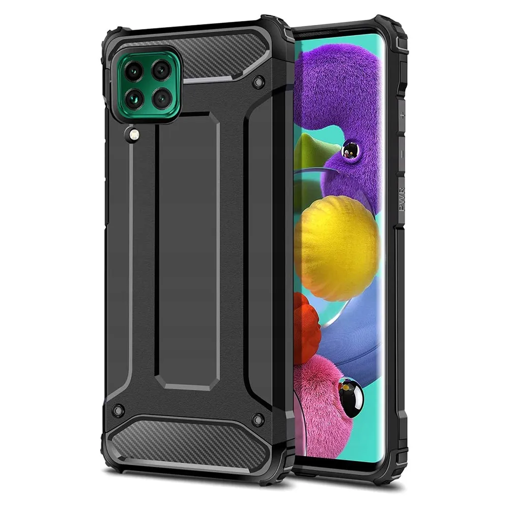 Etui Reinforced Protection Armor - Huawei P40 Lite - Czarny