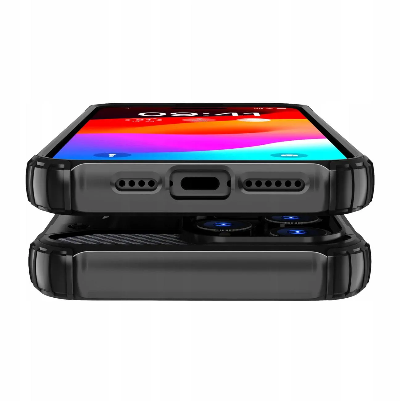 Etui Reinforced Protection Armor - iPhone 14 Pro Max - Czarny