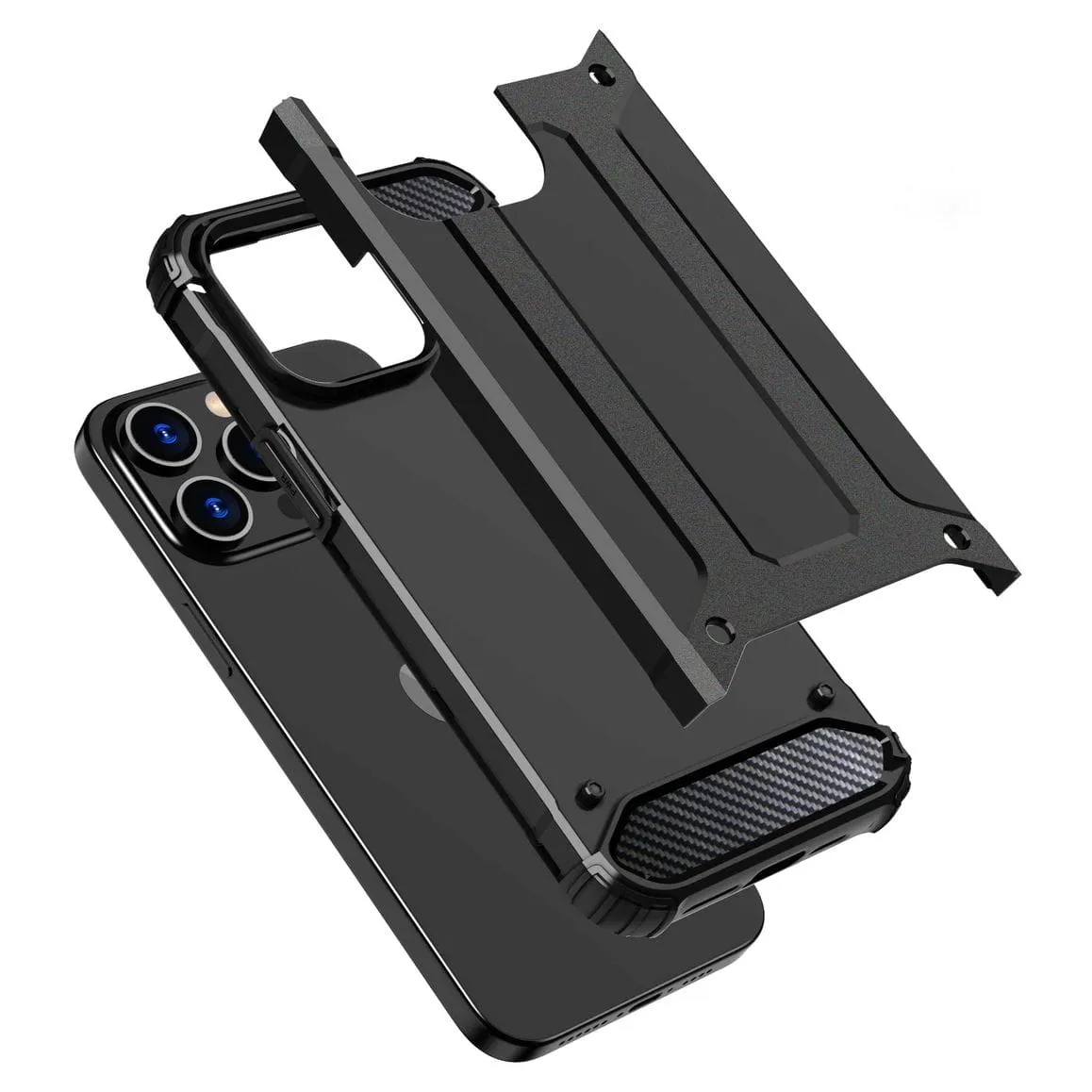 Etui Reinforced Protection Armor - iPhone 14 Pro Max - Czarny