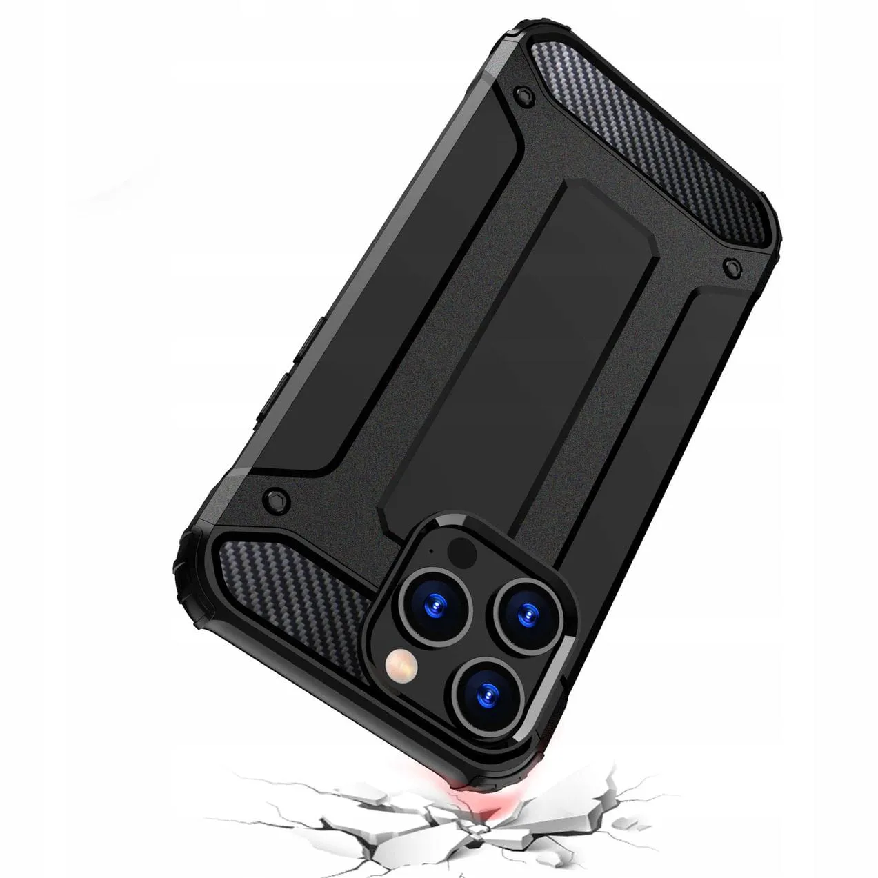 Etui Reinforced Protection Armor - iPhone 14 Pro Max - Czarny