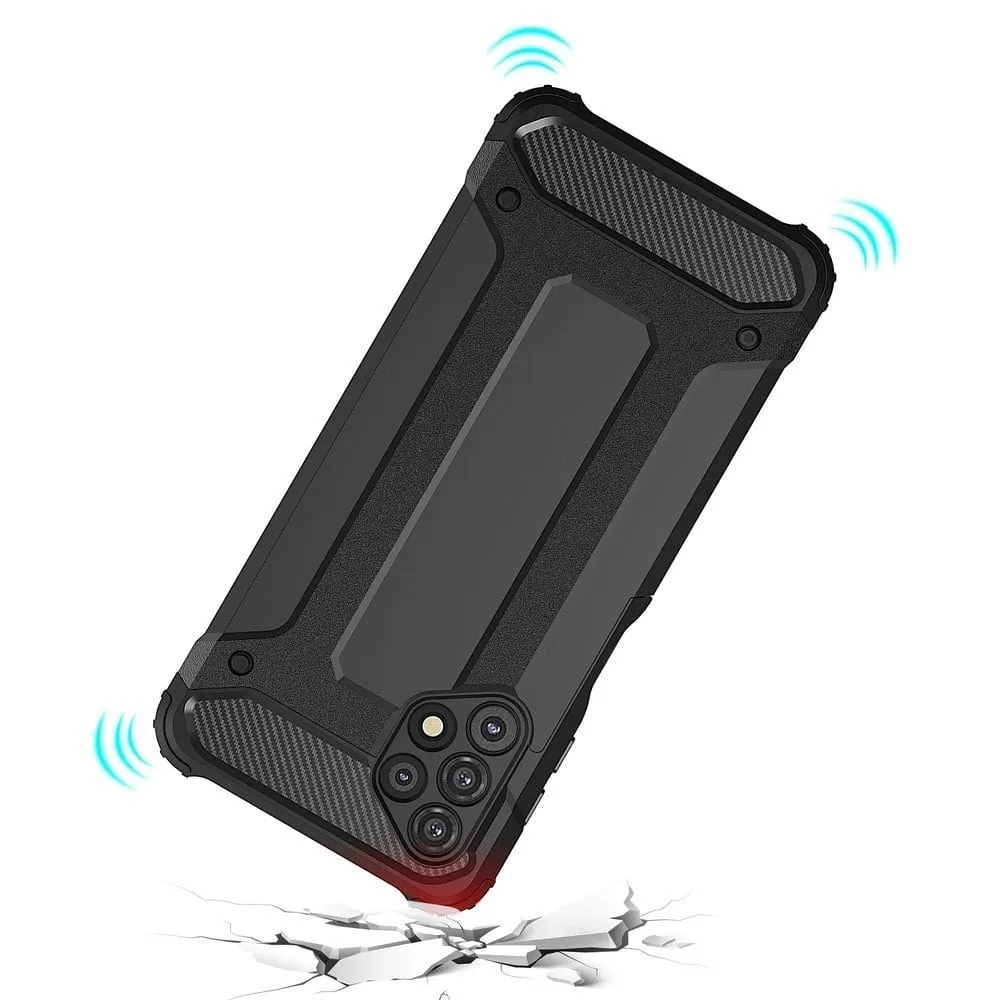 Etui Reinforced Protection Armor - Samsung Galaxy A32 4G - Czarny