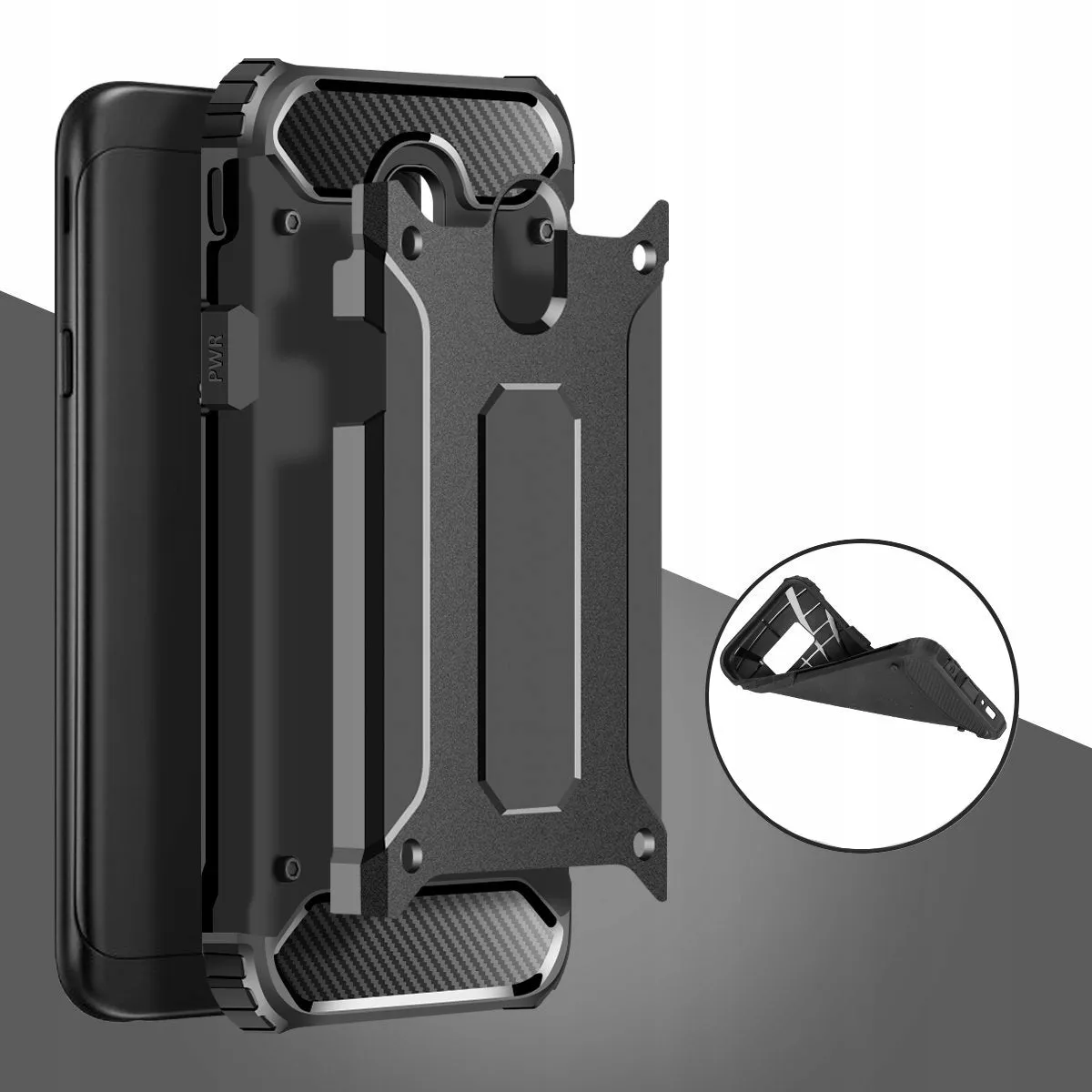 Etui Reinforced Protection Armor - Samsung Galaxy S10  - Czarny