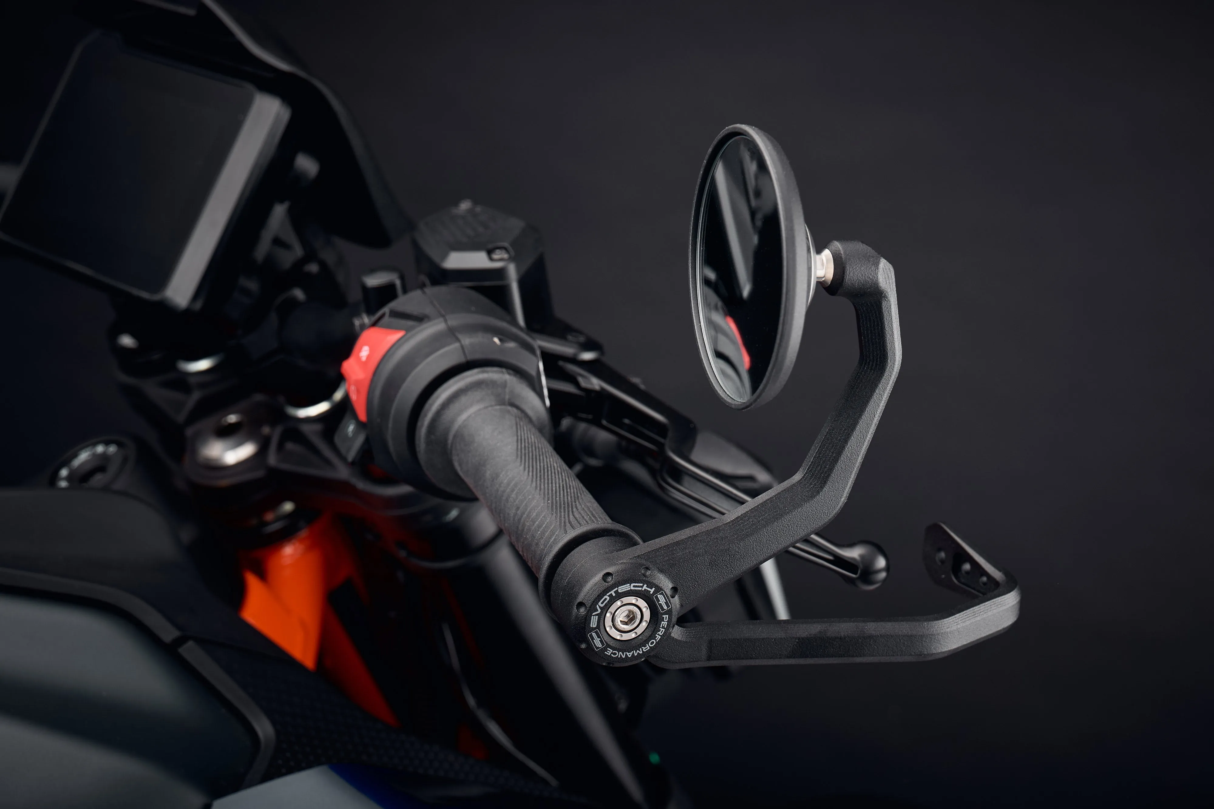 Evotech Bar End Mirrors / Brake and Clutch Protector Kit - Husqvarna Svartpilen 401 (2024 )