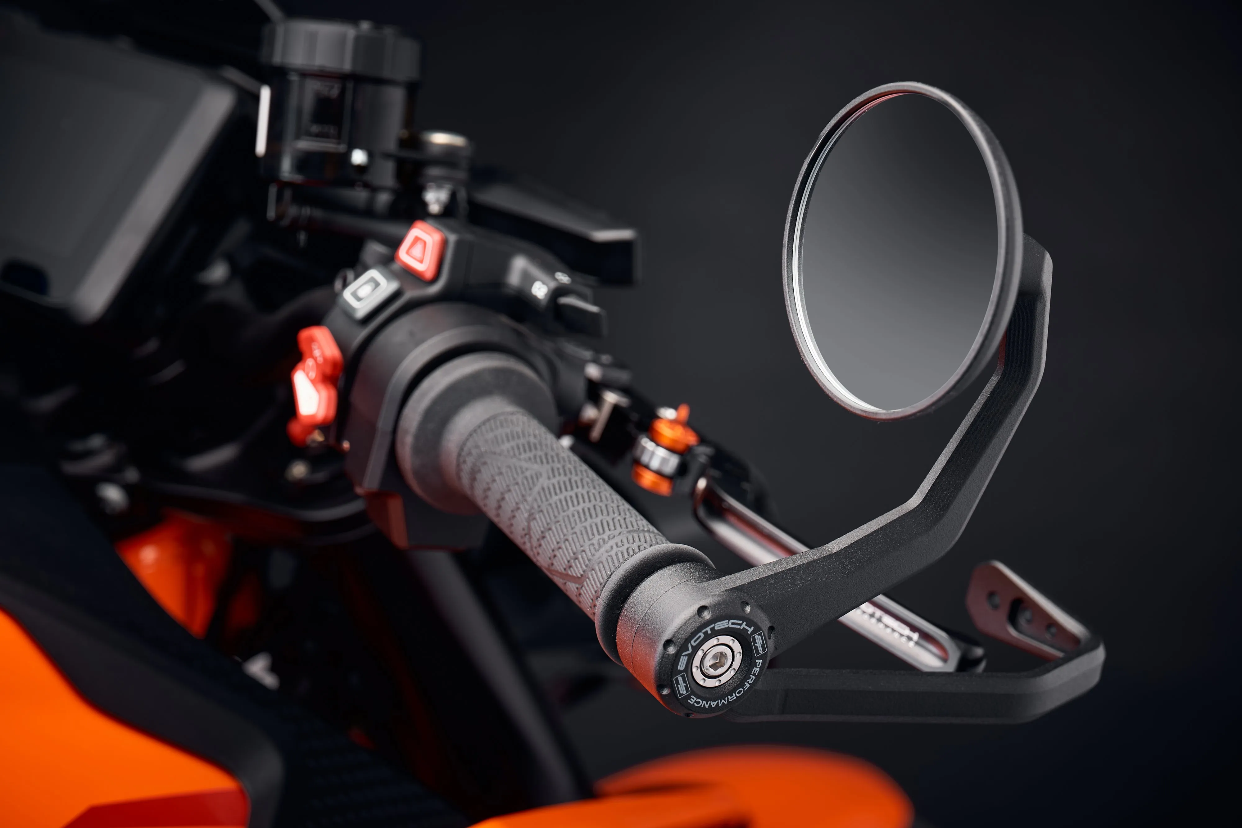 Evotech Bar End Mirrors / Brake and Clutch Protector Kit - KTM 890 Duke GP (2022 )