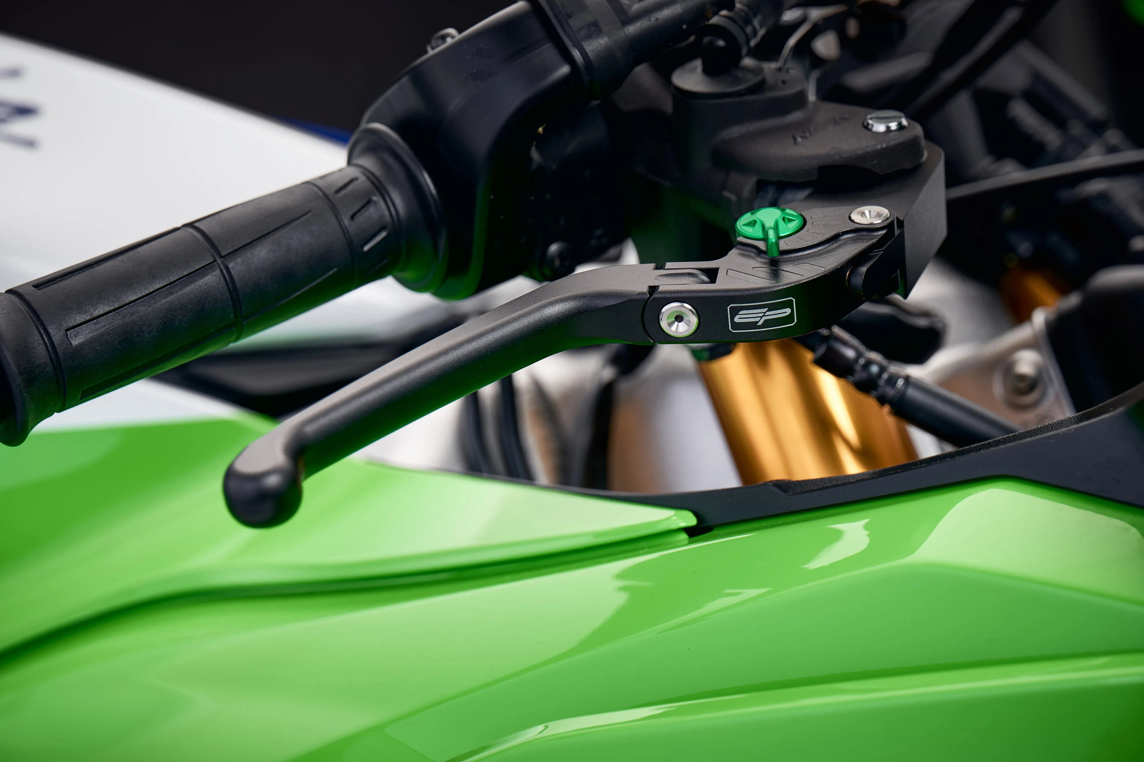 Evotech Evo Folding Clutch and Brake Lever Set - Kawasaki Ninja ZX-6R 40th Anniversary Edition  (2024 )