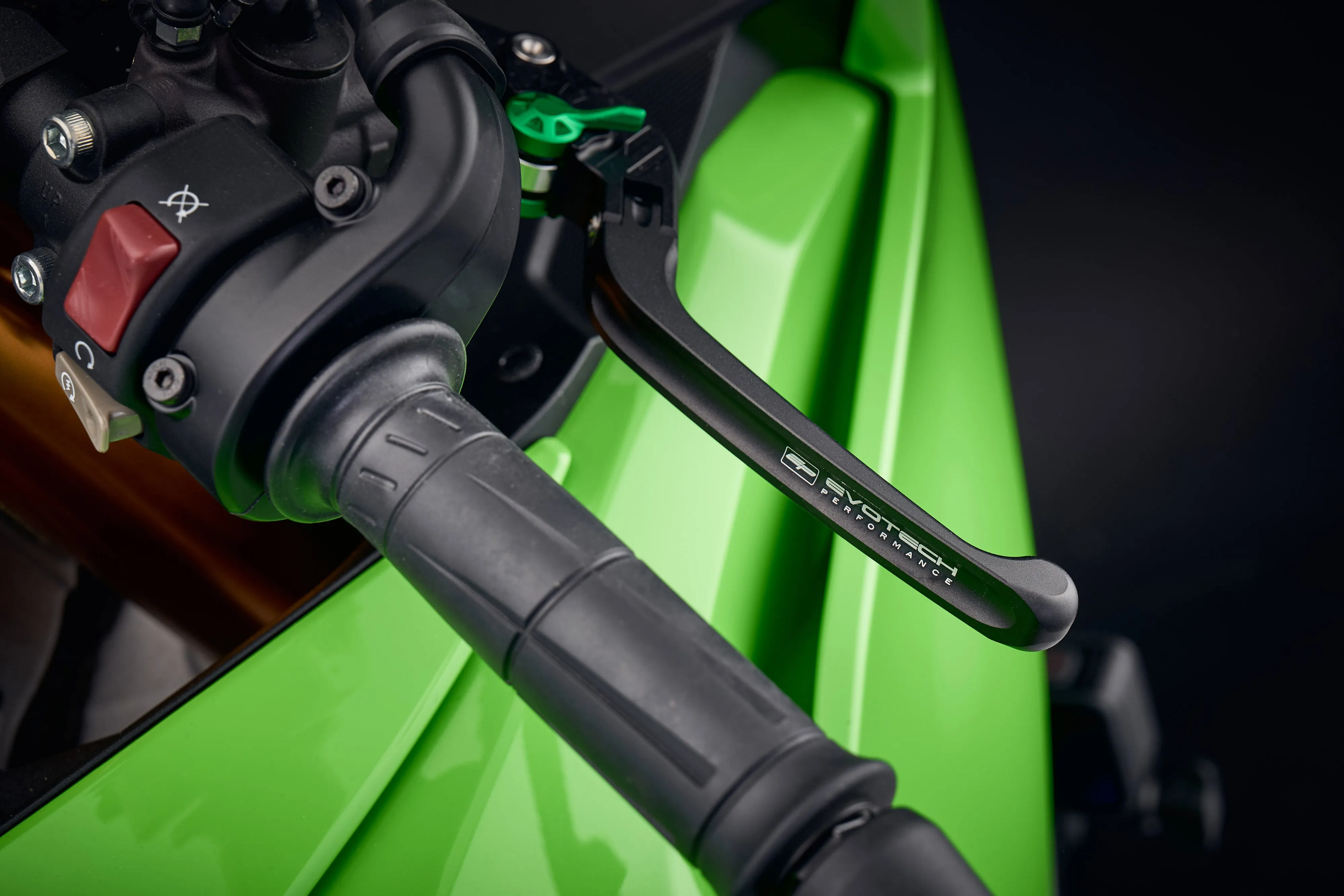 Evotech Evo Folding Clutch and Brake Lever Set - Kawasaki Ninja ZX-6R 40th Anniversary Edition  (2024 )