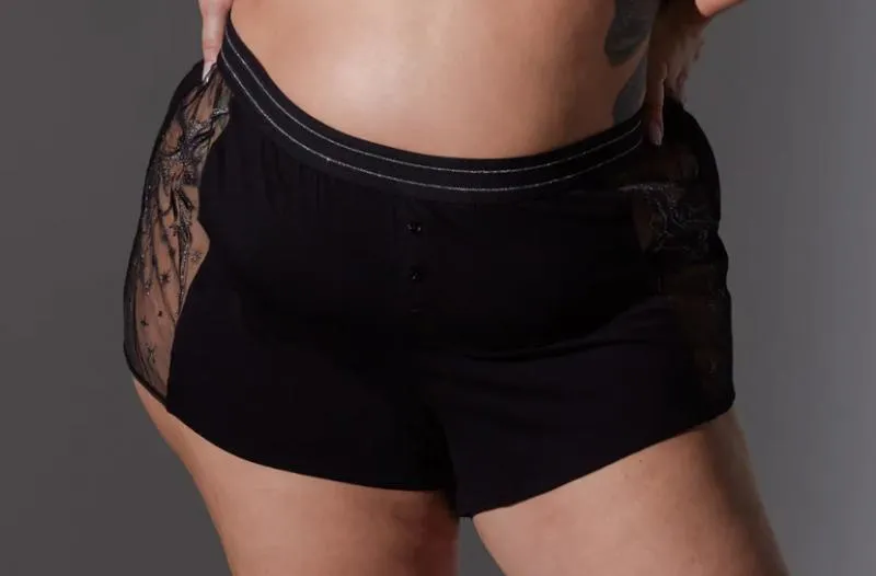 Fae Boyshort - Black -