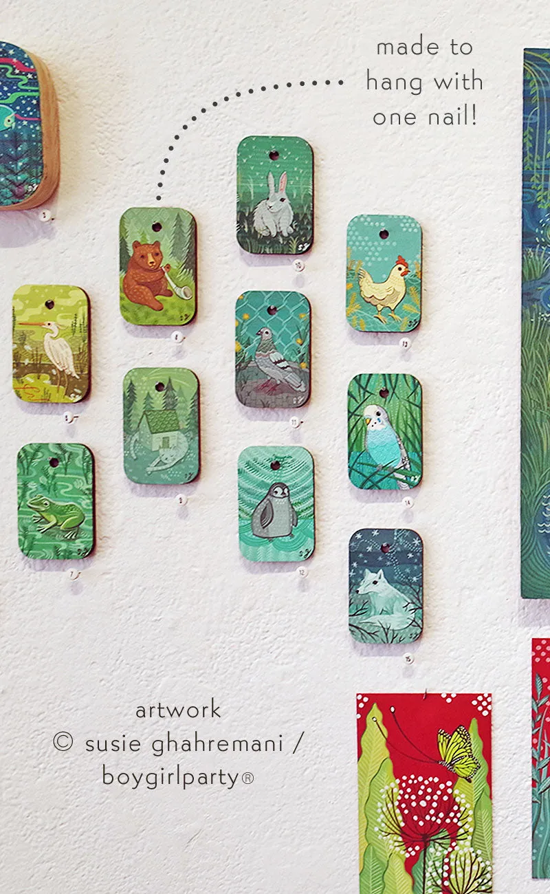 Fancy Bird Miniature Painting by Susie Ghahremani
