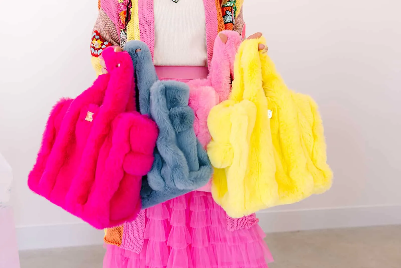 Faux Fur Tote