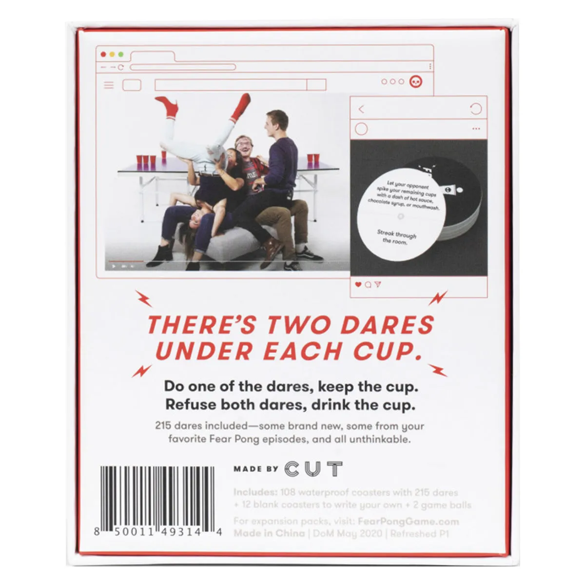 Fear Pong Internet Famous Refreshed