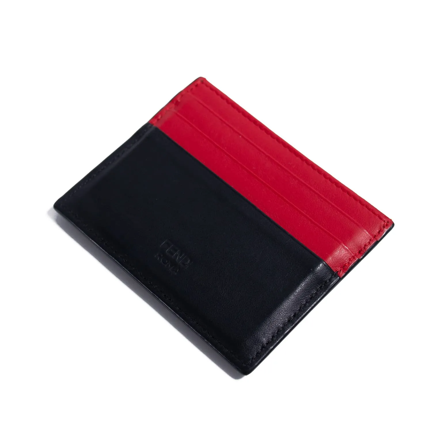 Fendi Monster Leather Card Holder