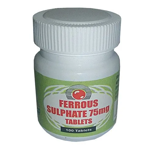 Ferrous Sulph 75 mg 100 Tablets Portfolio