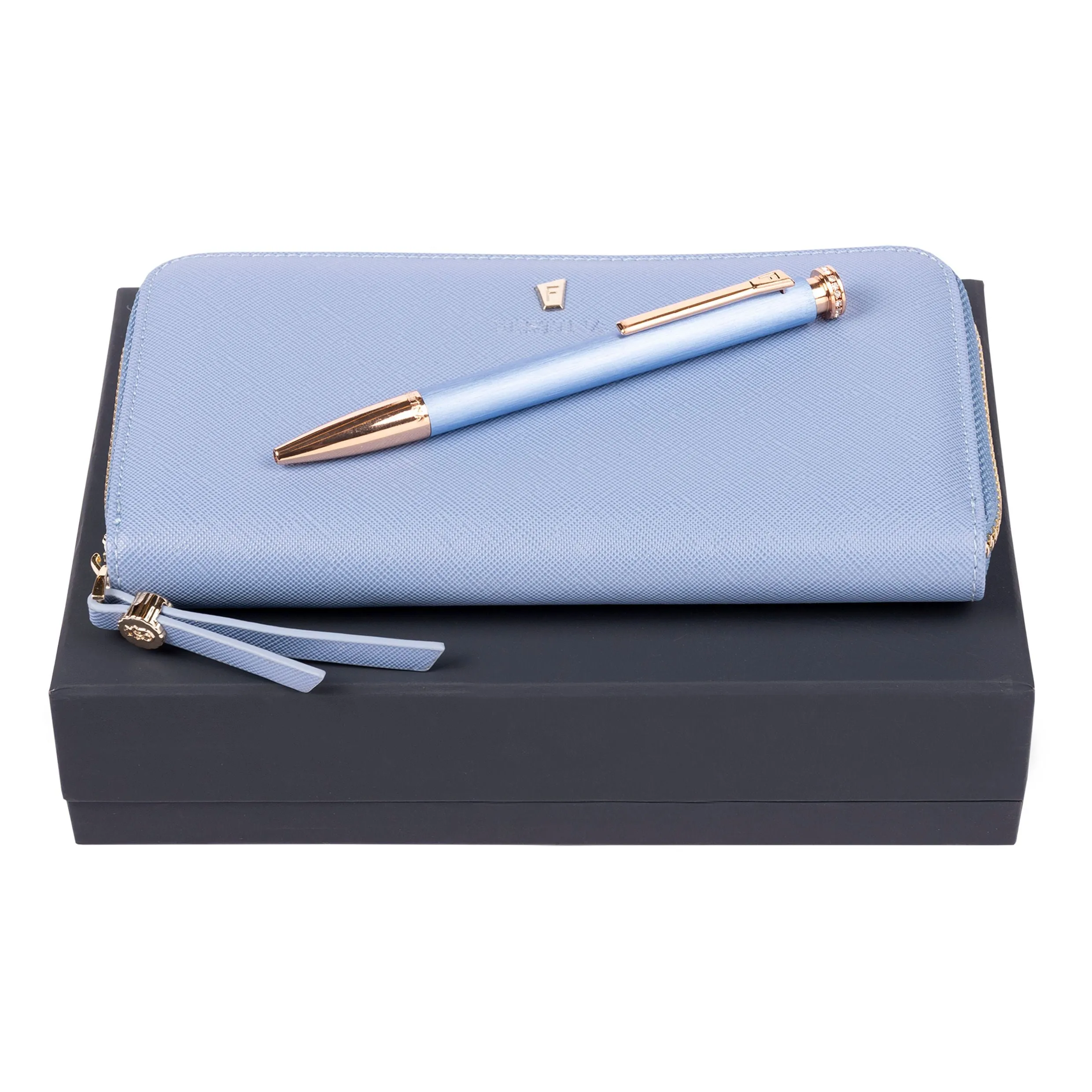 FESTINA FPBL222M-Set Mademoiselle Light Blue (ballpoint pen & travel purse)