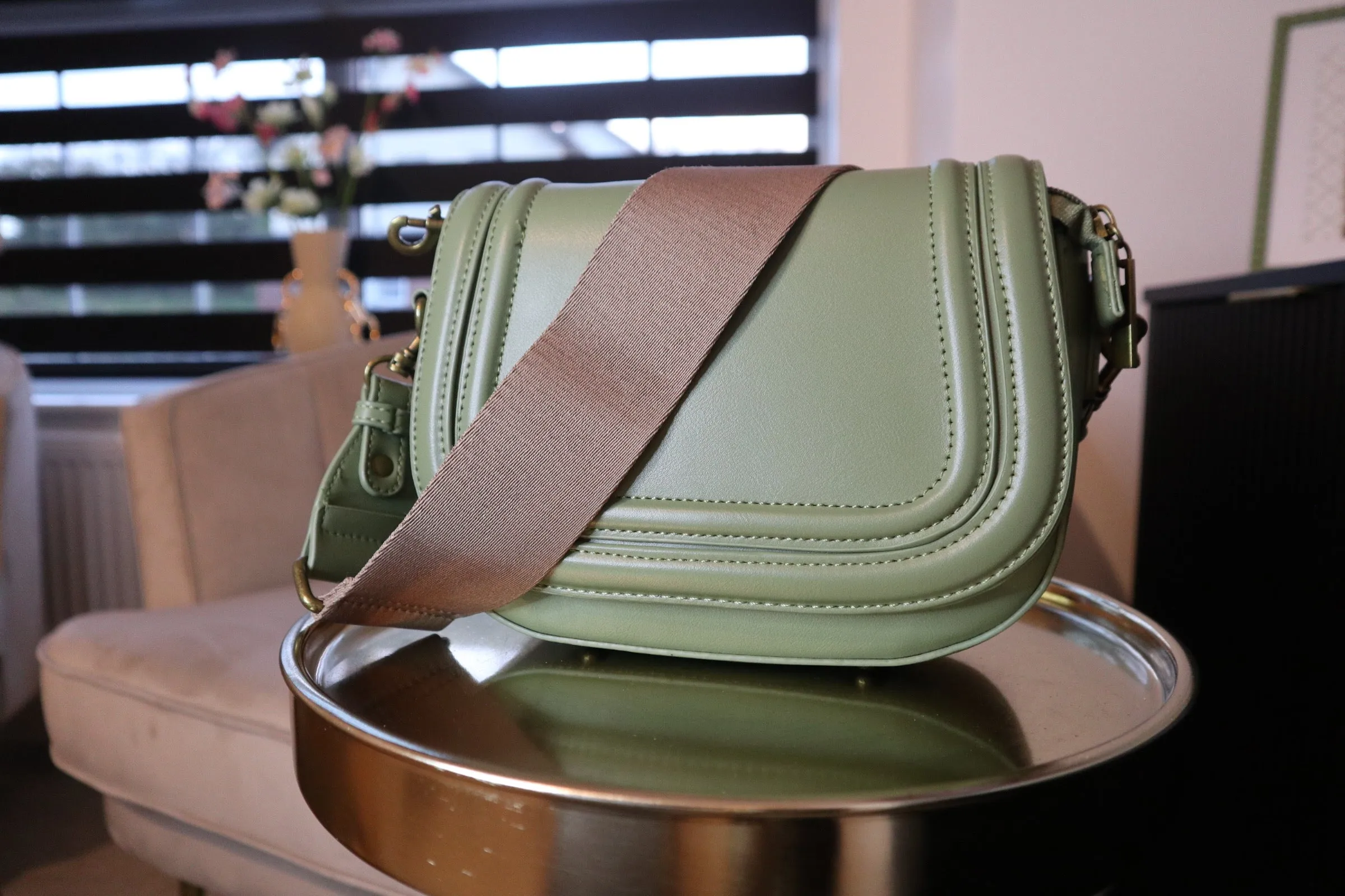 Florence Green Crossbody Bag