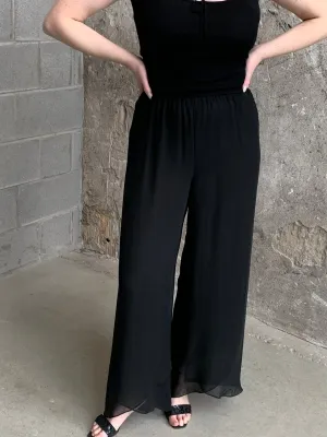 flowy layered pants